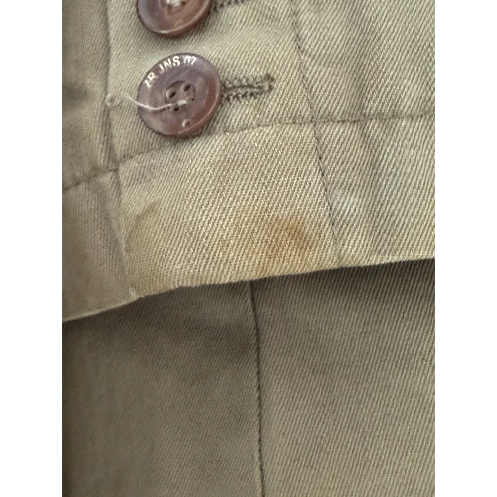 ZARA MAN Brown Cotton Twill Blazer L Single-Breasted Two-Button Notch Lapel
